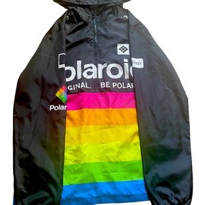 Polaroid Men’s Be Original Pullover Hoodie Windbreaker Jacket Size: Large